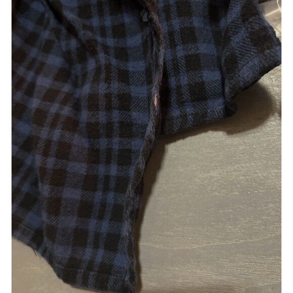 WALLFLOWER Cardigan Drape Sweater Vest Women's Buffalo Plaid Open Front Medium - Picture 11 of 11